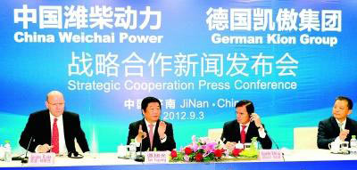 潍柴动力7亿多欧元入股德国凯傲集团