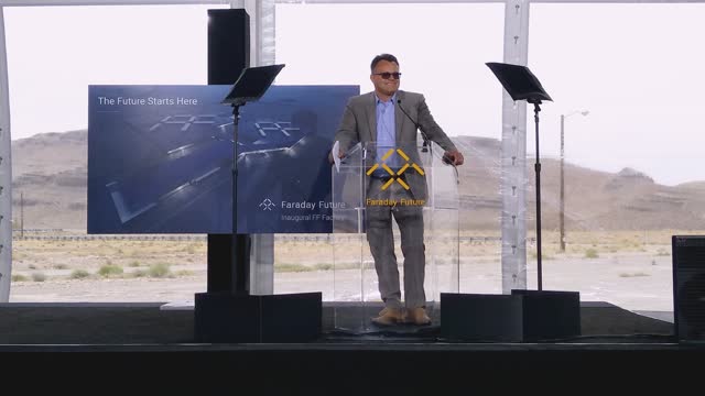 电动车企新秀 FaradayFuture工厂奠基
