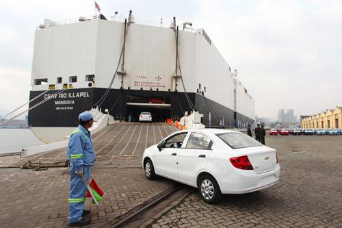 上海通用雪佛兰新赛欧实现批量出口