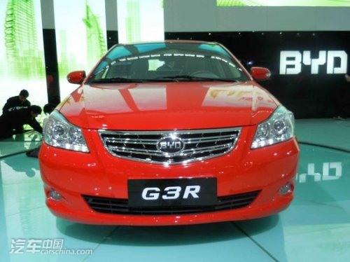 2011上海车展：比亚迪G6和G3R将亮相